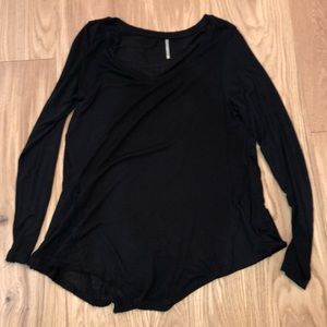 Black Color Thread Long Sleeve Shirt